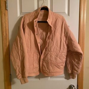 A Blank NYC pink quilted jacket